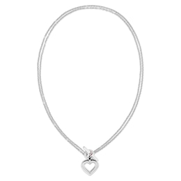 Tommy Hilfiger Ladies' Toggle Heart Pendant Stainless Steel Necklace