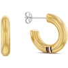 Thumbnail Image 1 of Tommy Hilfiger Ladies' Gold Plated Hoop Earrings