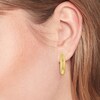 Thumbnail Image 2 of Tommy Hilfiger Ladies' Gold Plated Hoop Earrings