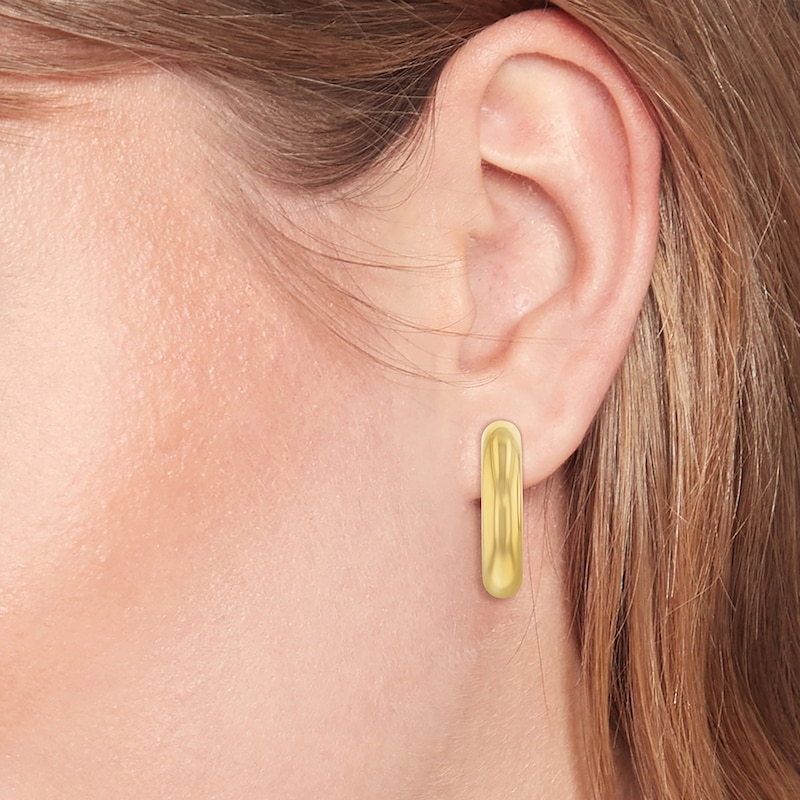 Main Image 2 of Tommy Hilfiger Ladies' Gold Plated Hoop Earrings