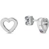 Thumbnail Image 1 of Tommy Hilfiger Ladies' Stainless Steel Heart Stud Earrings