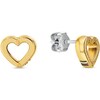 Thumbnail Image 1 of Tommy Hilfiger Ladies' Gold Tone Heart Stud Earrings