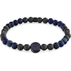 Thumbnail Image 1 of Tommy Hilfiger Men's Black & Blue Tone Lapis Carbon Fibre Reinforced Polymer Beaded Bracelet