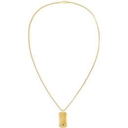 Tommy Hilfiger Men's Gold Plated Pendant Necklace