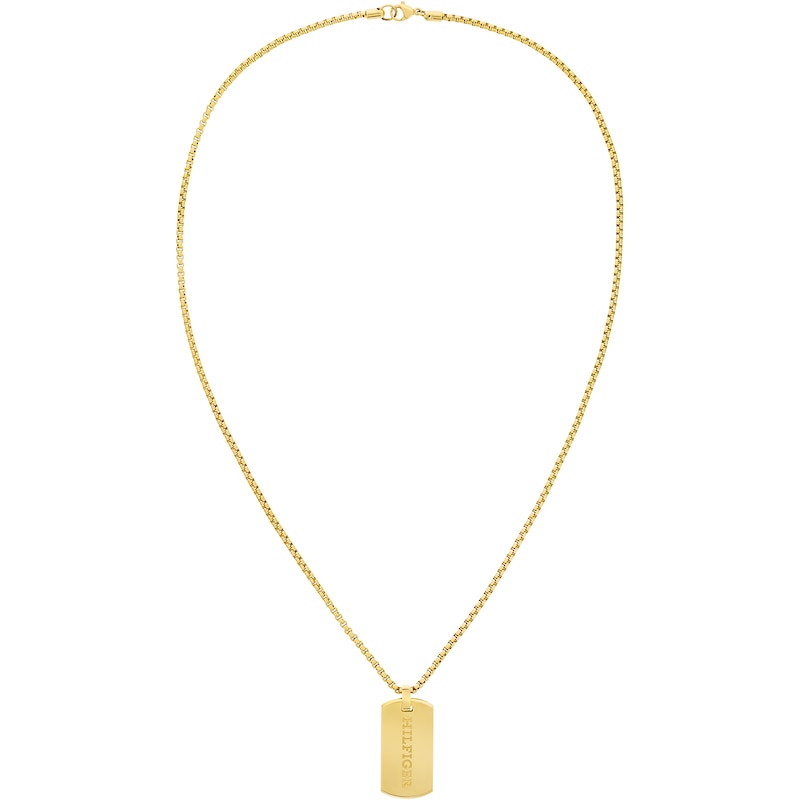 Main Image 2 of Tommy Hilfiger Men's Gold Plated Pendant Necklace