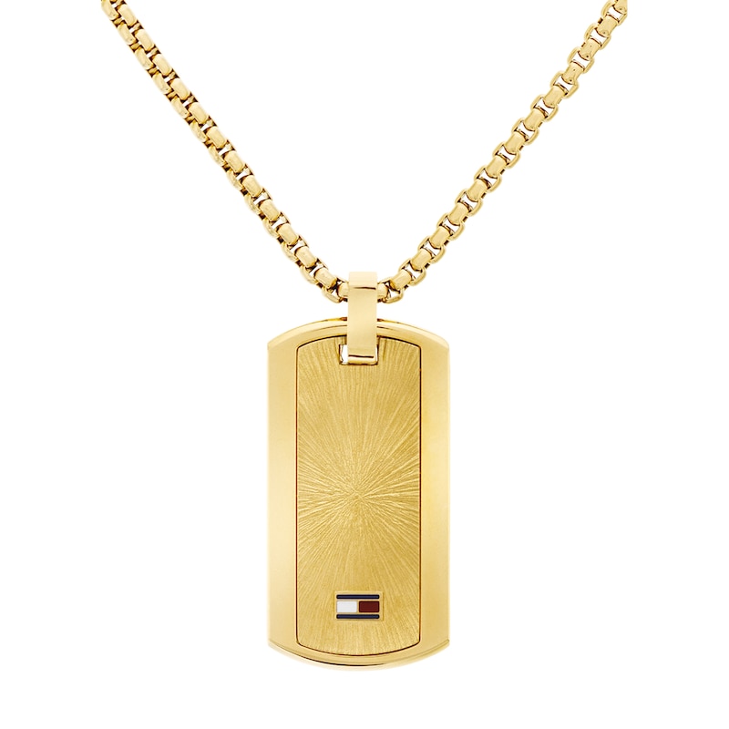 Main Image 3 of Tommy Hilfiger Men's Gold Plated Pendant Necklace