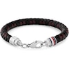 Thumbnail Image 1 of Tommy Hilfiger Men's Black & Brown Braided Leather Bracelet