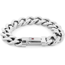 Tommy Hilfiger Men's Stainless Steel Curb Chain Bracelet