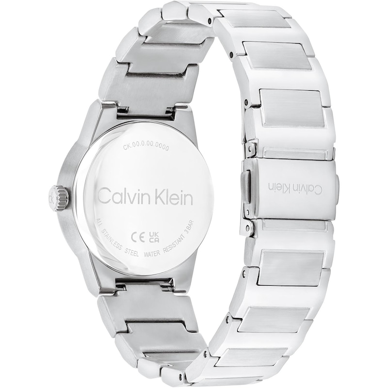 Main Image 3 of Calvin Klein Ladies' Silver Dial Gold Accents Stainless Steel Bracelet Watch