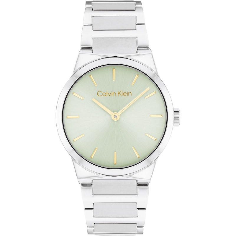 Main Image 1 of Calvin Klein Ladies' Frost Green Dial Stainless Steel Bracelet Watch