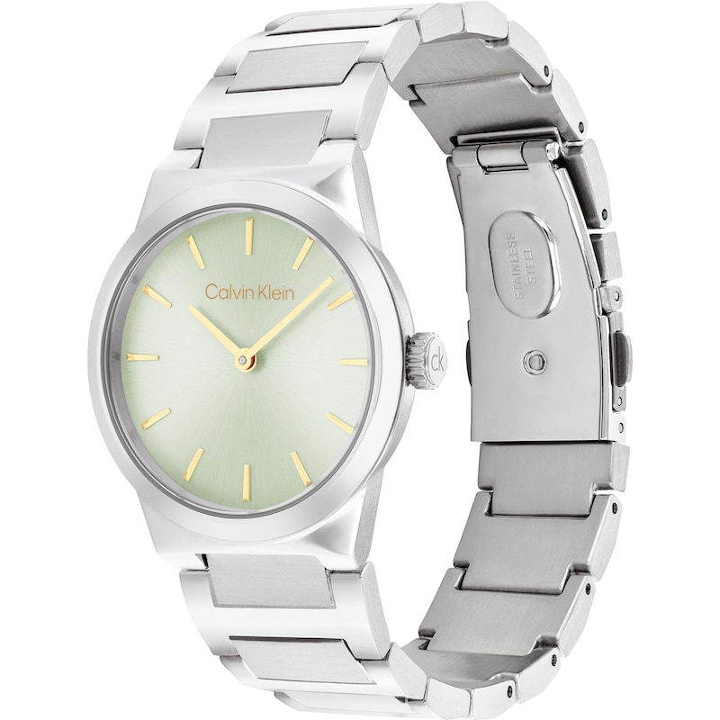 Main Image 2 of Calvin Klein Ladies' Frost Green Dial Stainless Steel Bracelet Watch