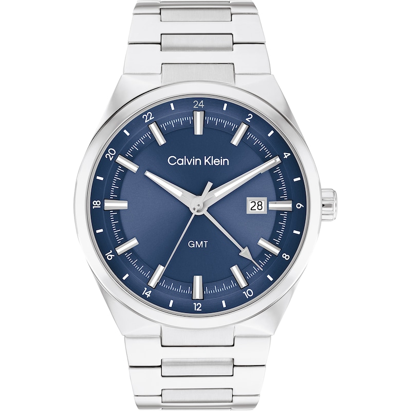 Main Image 1 of Calvin Klein Men's Blue Dial Stainless Steel Bracelet Watch