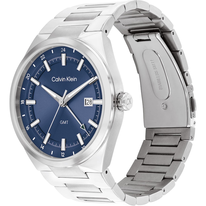 Main Image 3 of Calvin Klein Men's Blue Dial Stainless Steel Bracelet Watch