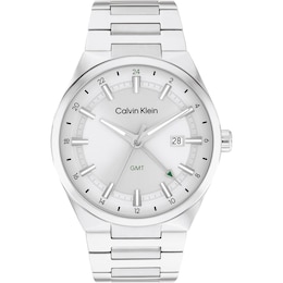 Calvin Klein Men's Grey Dial Stainless Steel Bracelet Watch