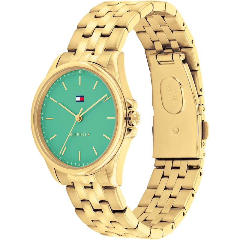 Main Image 2 of Tommy Hilfiger Ladies' Gold Plated Bracelet Watch