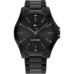 Tommy Hilfiger Men's Black Tone Bracelet Watch