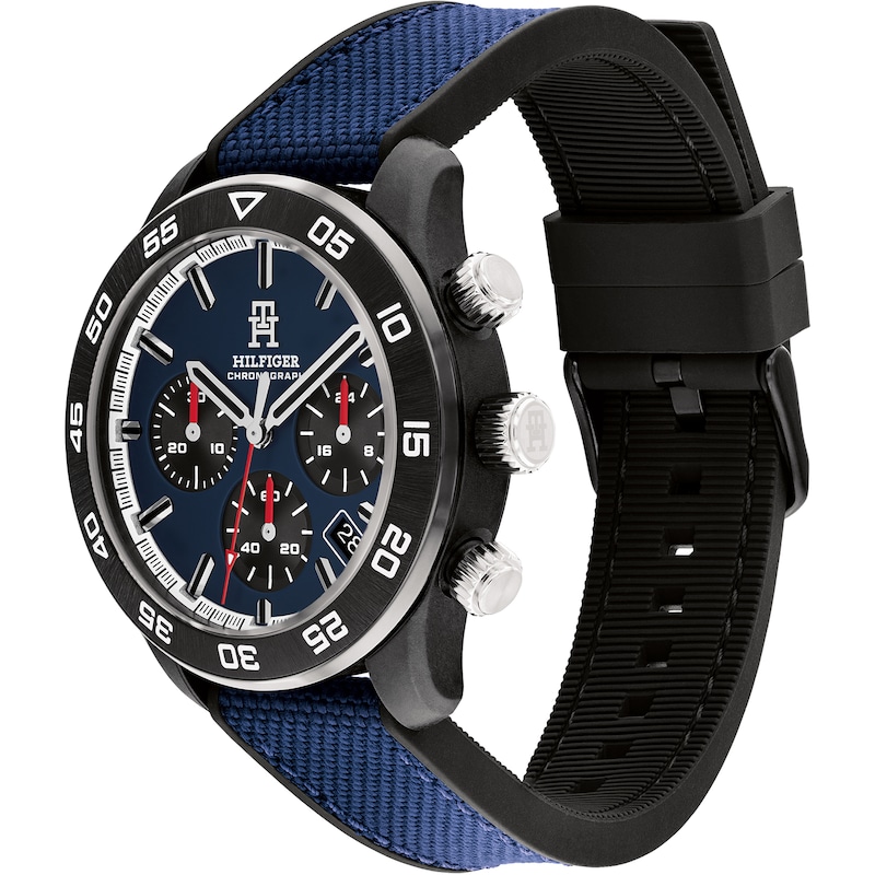 Main Image 2 of Tommy Hilfiger Men's Chronograph Navy Blue Cordura Strap Watch