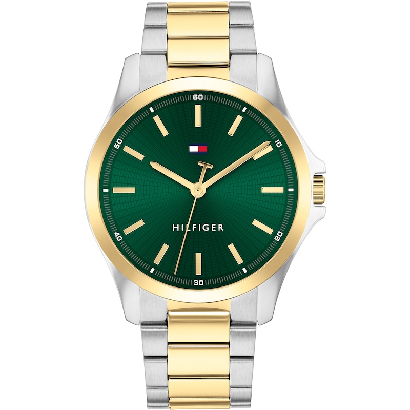 Main Image 1 of Tommy Hilfiger Men's Two Tone Stainless Steel Gold Plated Bracelet Watch