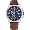 Thumbnail Image 1 of Tommy Hilfiger Men's Brown Leather Strap Watch