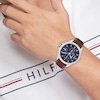 Thumbnail Image 4 of Tommy Hilfiger Men's Brown Leather Strap Watch