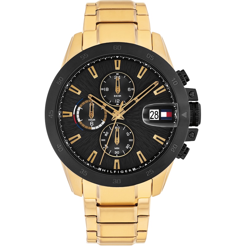 Main Image 1 of Tommy Hilfiger Men's Gold Plated Bracelet Watch