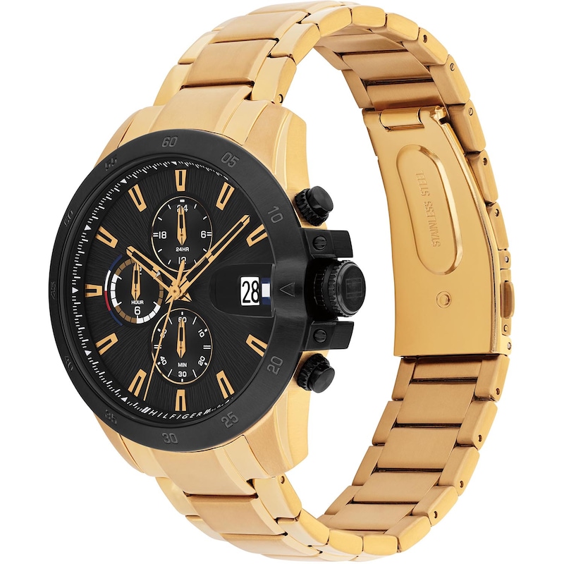 Main Image 3 of Tommy Hilfiger Men's Gold Plated Bracelet Watch