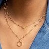 Thumbnail Image 4 of Olivia Burton Ladies' Honeycomb Classic Light Gold Tone Double Layered Necklace