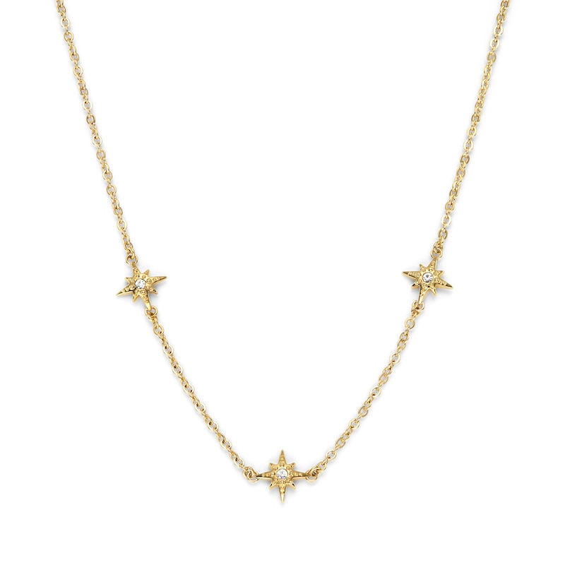 Main Image 1 of Olivia Burton Ladies' Ever Stacked North Star Light Gold Tone Necklace