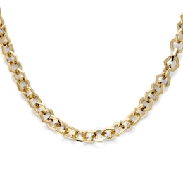 Olivia Burton Ladies' Honeycomb Light Gold Tone Link Necklace