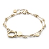 Thumbnail Image 2 of Olivia Burton Ladies' Honeycomb Classic Light Gold Tone Double Layered Bracelet