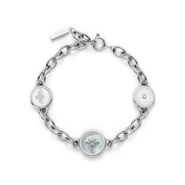 Olivia Burton Ladies' Signature Charms Stainless Steel Bracelet