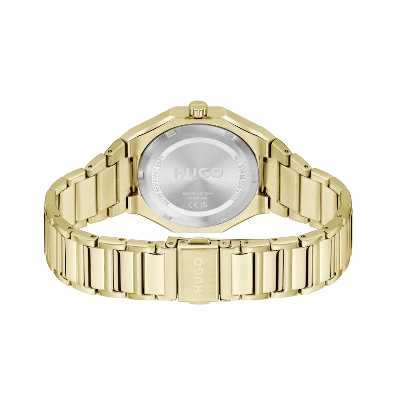 Main Image 3 of HUGO #GRAIL FOR HER Light Yellow Gold Tone Bracelet Watch