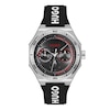 Thumbnail Image 1 of HUGO #GRAIL SPORT MULTI Men's Black Silicone Strap Watch