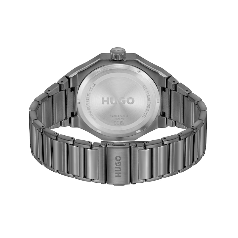 Main Image 3 of HUGO #GRAIL SPORT Men's Grey IP Bracelet Watch