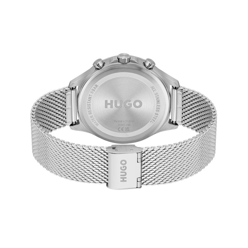 Main Image 3 of HUGO #SMASH MULTI Men's Stainless Steel Mesh Bracelet Watch