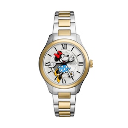 Fossil x Minnie Mouse Ladies' Special Edition Two Tone Bracelet Watch