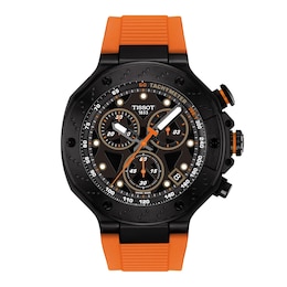 Tissot T-Race Men's Chronograph Orange Strap Watch