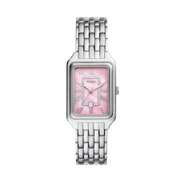 Fossil Ladies' Raquel Pink MOP Dial Stainless Steel Watch