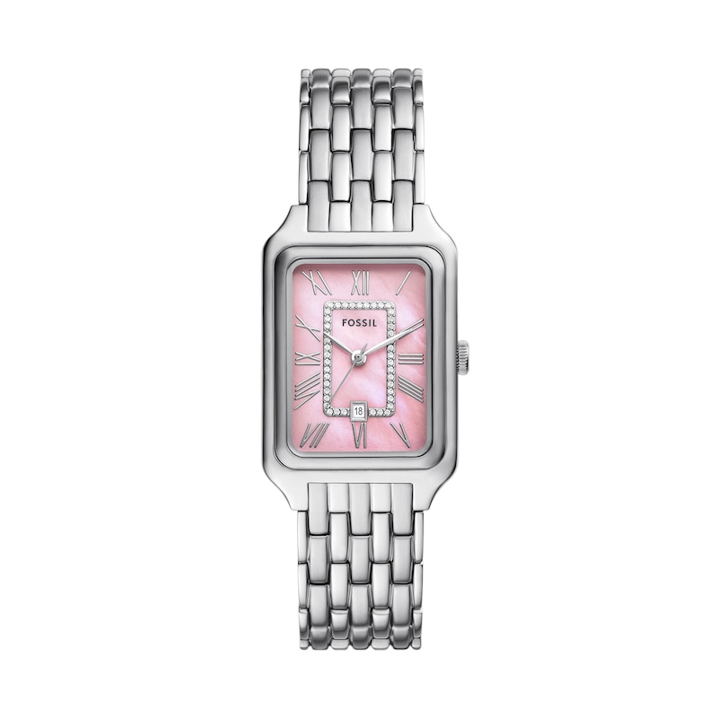 Main Image 1 of Fossil Ladies' Raquel Pink MOP Dial Stainless Steel Watch