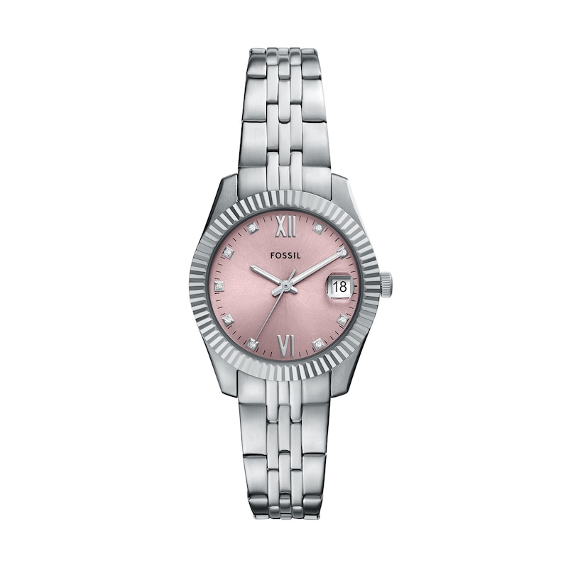 Main Image 1 of Fossil Ladies' Scarlette Pink Dial Stainless Steel Watch