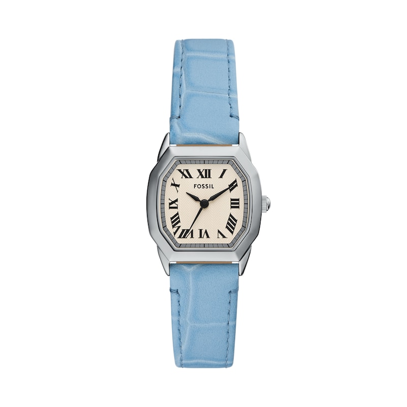 Main Image 1 of Fossil Ladies' Harlow Blue Leather Strap Watch