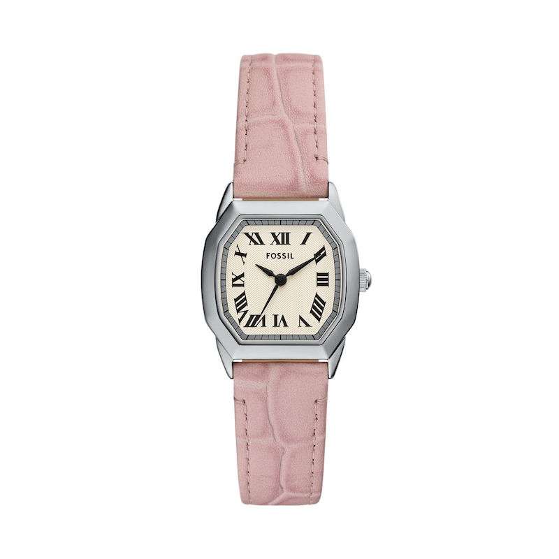 Main Image 1 of Fossil Ladies' Harlow Pink Leather Strap Watch