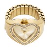 Thumbnail Image 3 of Fossil Ladies' Gold Tone Stainless Steel Heart Watch Ring