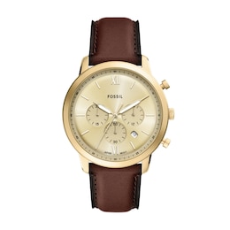 Fossil Men's Neutra Chronograph Gold Tone Stainless Steel Watch