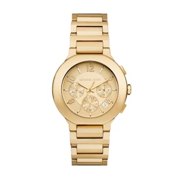 Michael Kors Ladies' Gramercy Chronograph Gold Tone Stainless Steel Watch