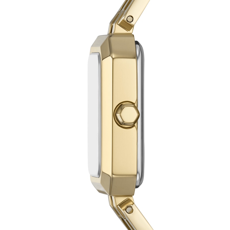 Main Image 3 of Armani Exchange Ladies' Rectangular Dial Gold Tone Stainless Steel Watch