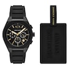 Thumbnail Image 1 of Armani Exchange Men's Chronograph Black Tone Bracelet Watch & Branded Tag