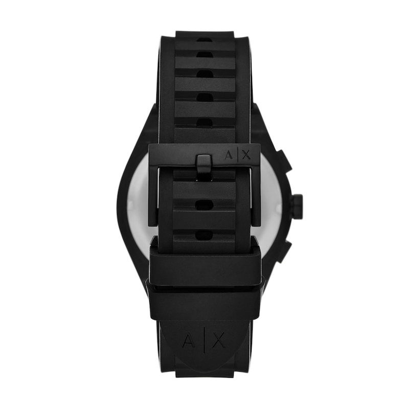 Main Image 3 of Armani Exchange Men's Chronograph Black Tone Bracelet Watch & Branded Tag