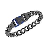 Thumbnail Image 2 of Armani Exchange Men's Gunmetal Stainless Steel Chain Buckle Bracelet