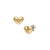 Thumbnail Image 2 of Fossil Ladies' Sadie All My Love Gold Tone Stainless Steel Heart Stud Earrings